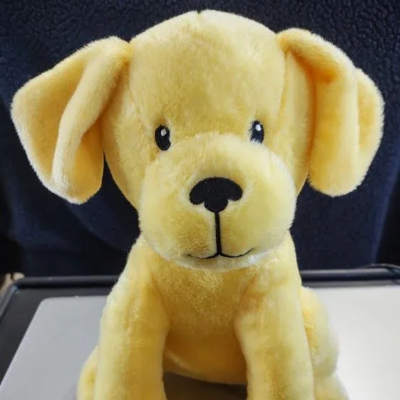 kohl's cares Toys Biscuit Stuffed Animal Yellow Dog With Red